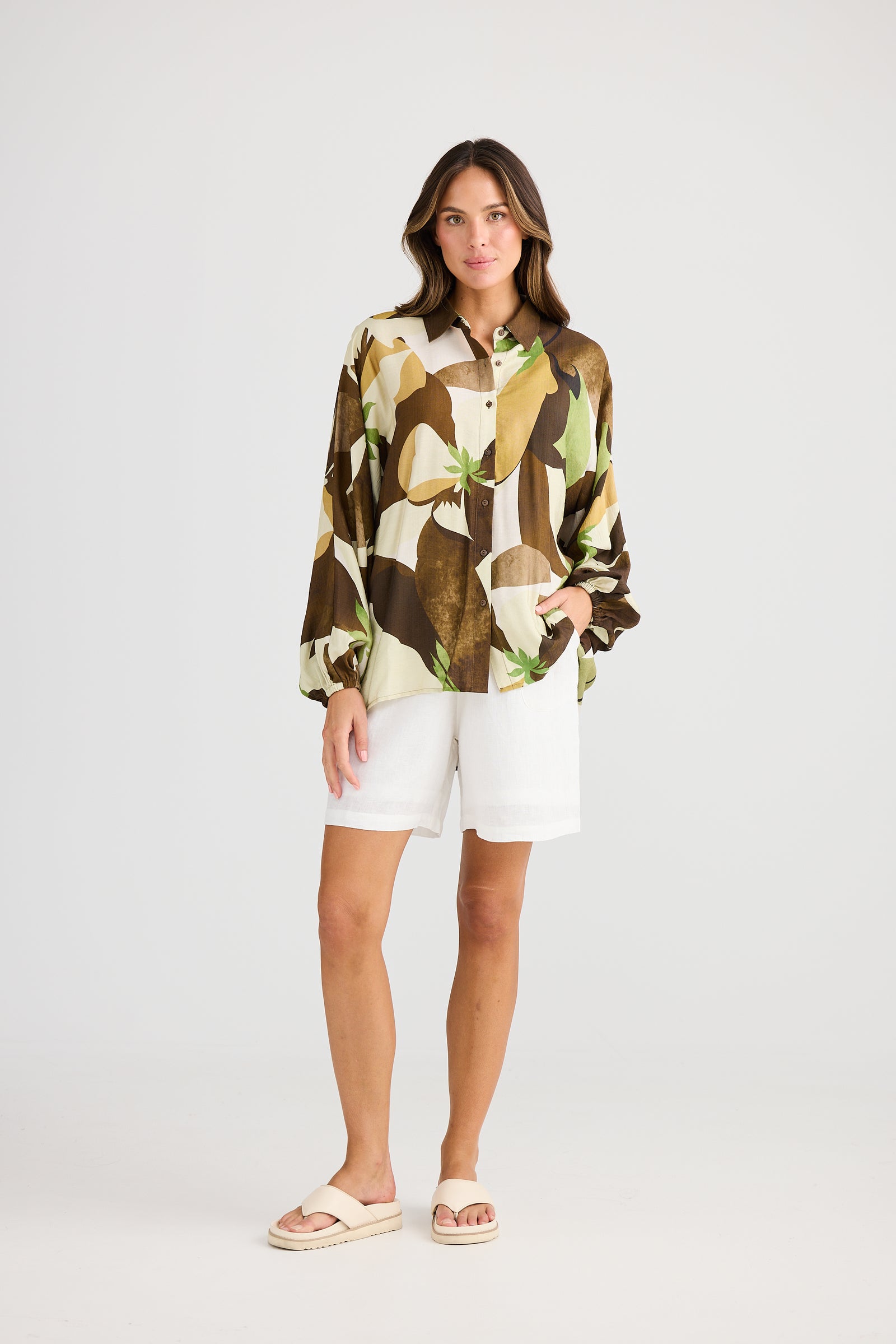 Cliffside Shirt - Jungle Print