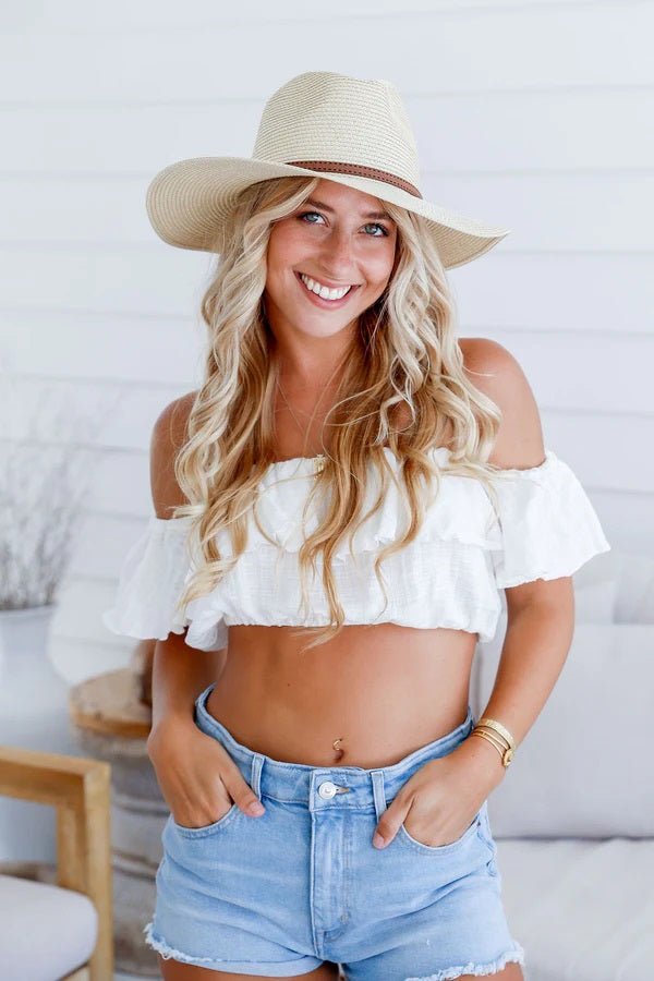 Contrasting Band Hat