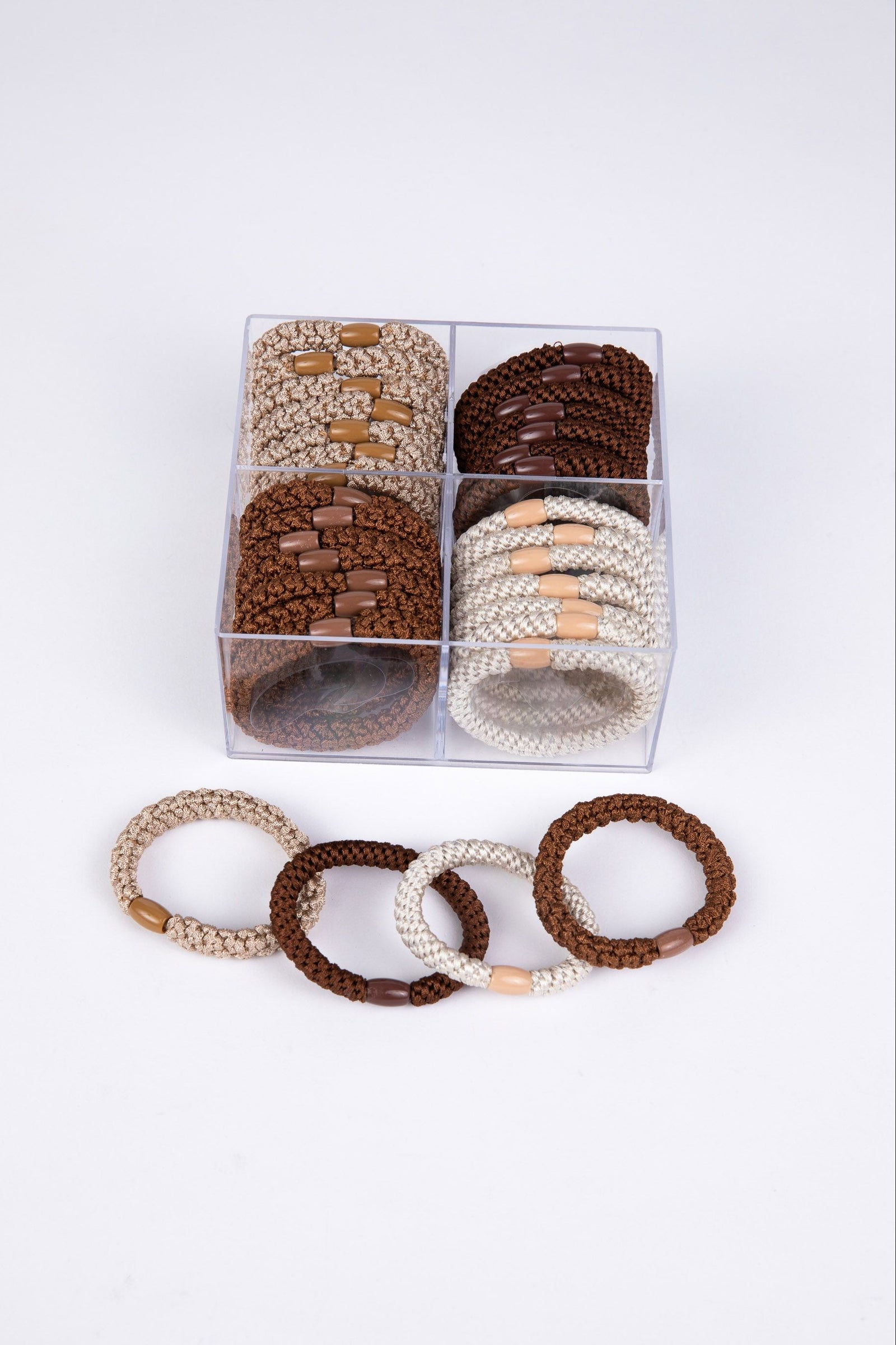 Tied Up Hair Tie Set of 4