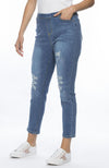 Pull on Ripped Jean