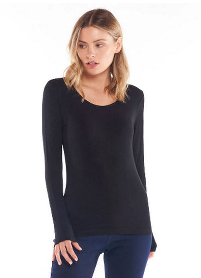 Kelli Long Sleeve Top by Betty Basics at Kindred Spirit Boutique & Gift
