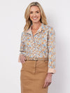 Gold Floral Shirt by Gordon Smith at kindred spirit boutique and gift