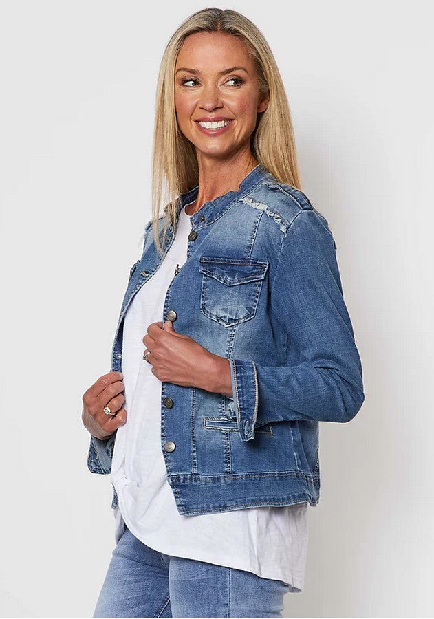 Military Denim Jacket