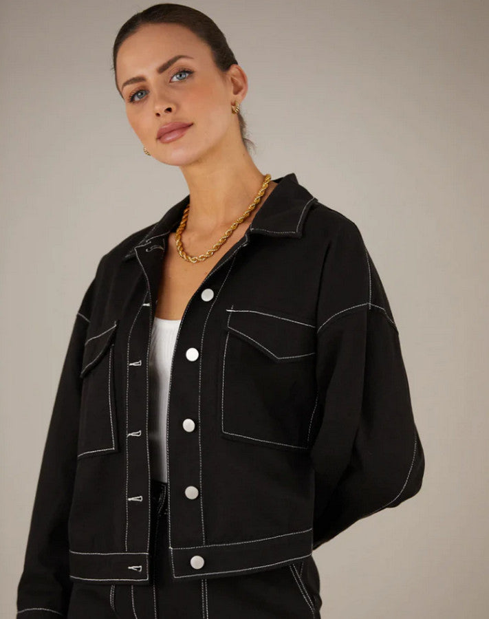 Hyde Cropped Jacket by Amelius at Kindred Spirit Boutique & Gift