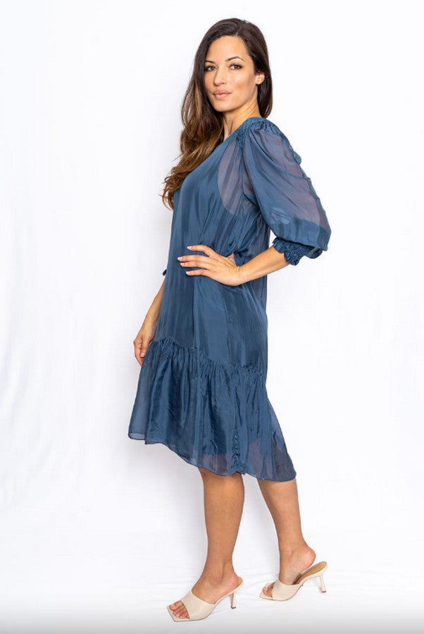 Marinka Silk Dress by The Italian Closet at Kindred Spirit Boutique & Gift
