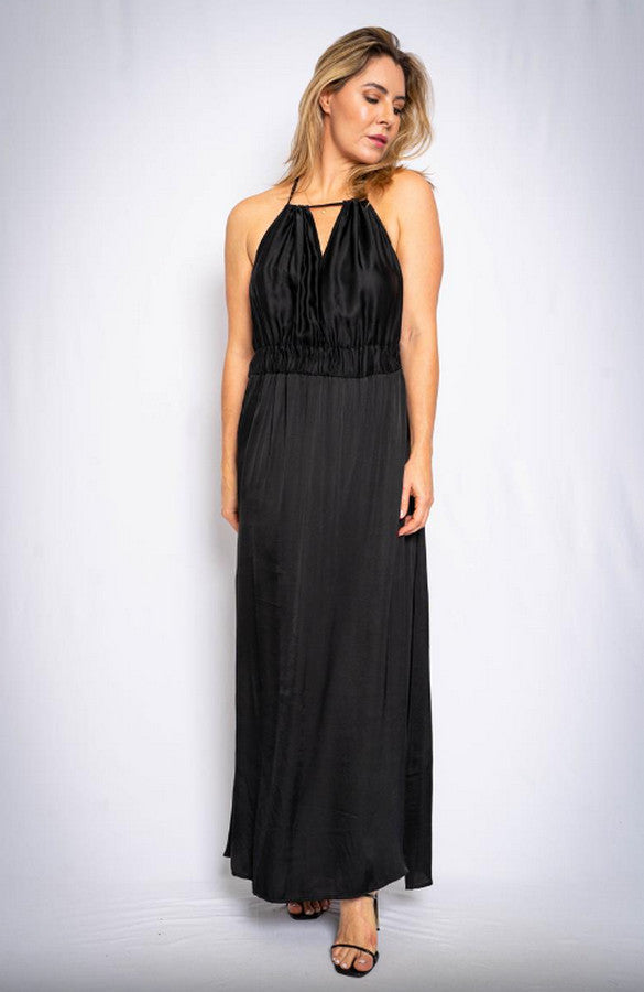 Molveno Halterneck Maxi Dress by The Italian Closet at Kindred Spirit Boutique & Gift 